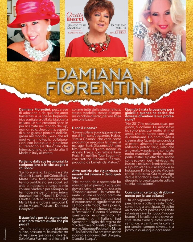 intervista su VOI in primo piano
